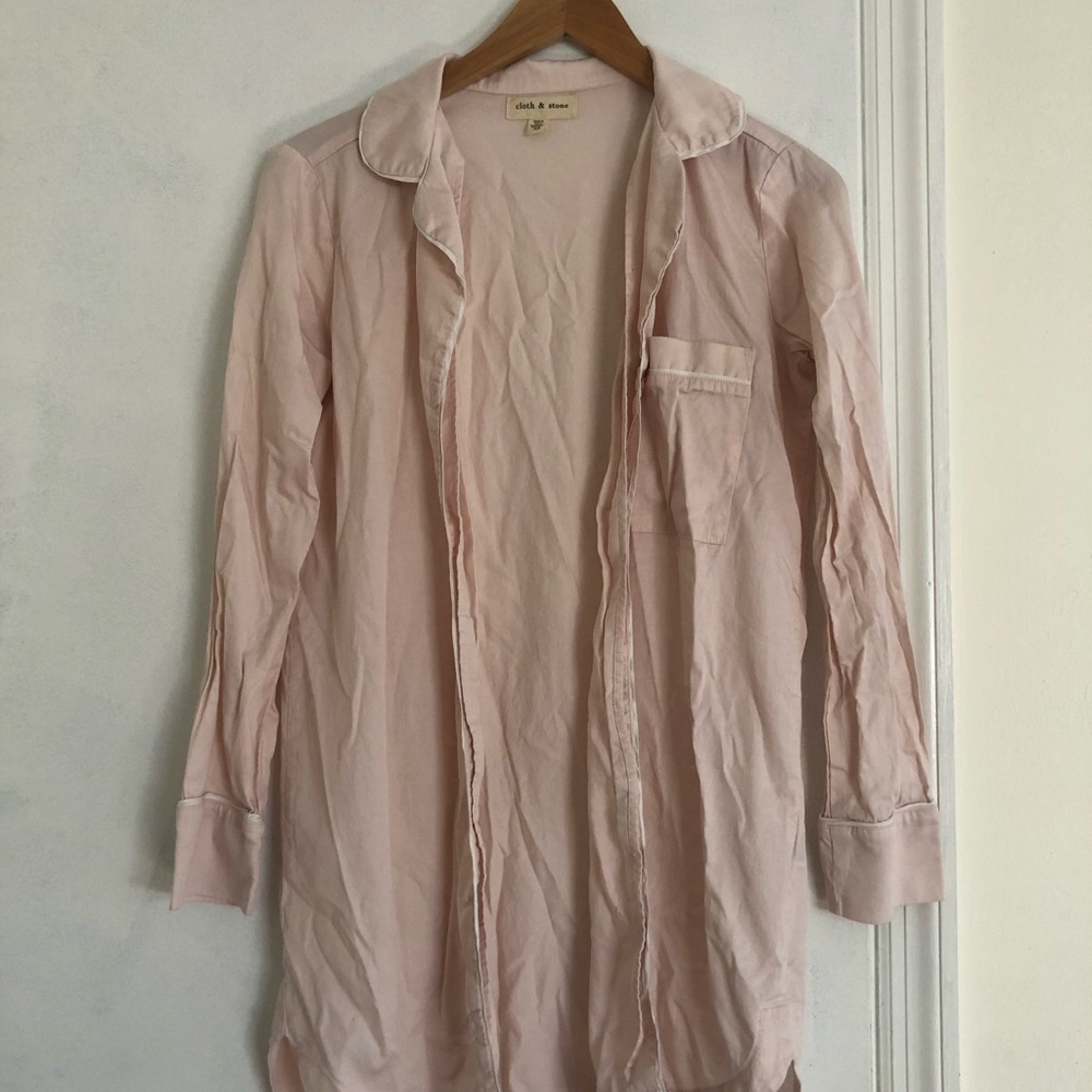 BHLDN Light Pink Sleep Dress
